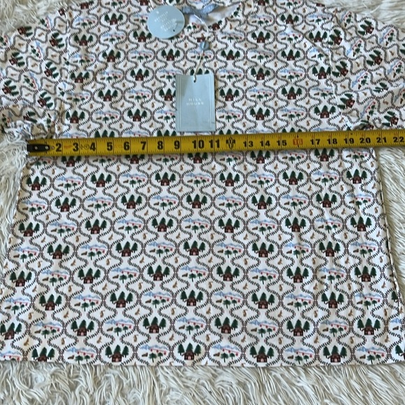 Hill House Charlotte Sleep Tee in Ski Chalet Size Small - Picture 5 of 7